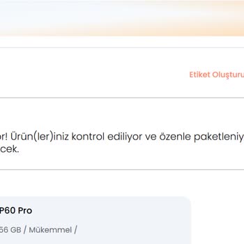 Getmobil Siparişim Uzun Süredir Kargoya Verilmedi, Hızlandırma Talep Ediyorum