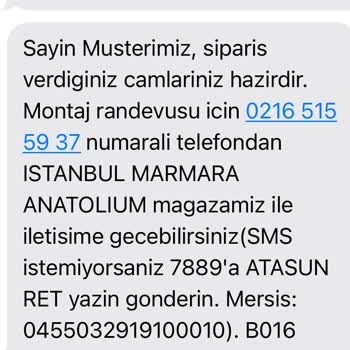 Atasun Optik'ten Garanti Sürecinde Yaşanan İletişimsizlik Ve Hizmet Sorunu