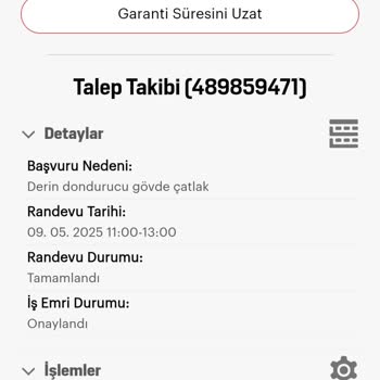 Derin Dondurucuda Çatlak Var, Değişim Talebim Reddedildi