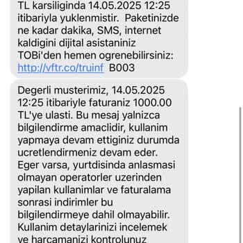 Sınırsız İnternet Paketine Geçince Ek Paket Ücreti Yansıtıldı