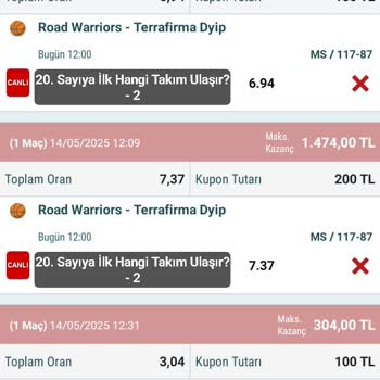 Kuponlarım Hatalı Sonuçlandı, İade Talep Ediyorum