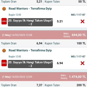 Kuponlarım Hatalı Sonuçlandı, İade Talep Ediyorum