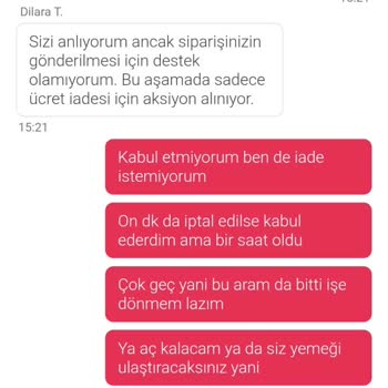 Teslim Edilmeyen Sipariş Ve Onaysız İptal Mağduriyeti