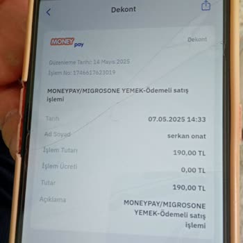 Migros Yemek Siparişim Teslim Edilmedi, Ücret İadesi Yapılmadı