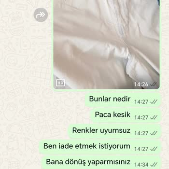 Yanlış Ve Kusurlu Ürün Gönderimi Sonrası İletişimsizlik Ve İade Sorunu