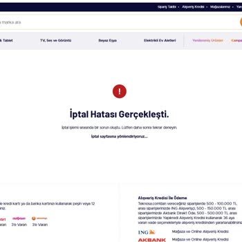 Teknosa Siparişim Gönderilmiyor İptal De Edilmiyor