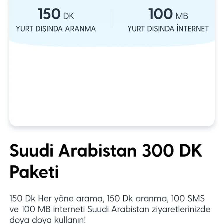 Yurtdışı Ek Paket Alamıyorum, Mevcut Paketim Engel Oluyor