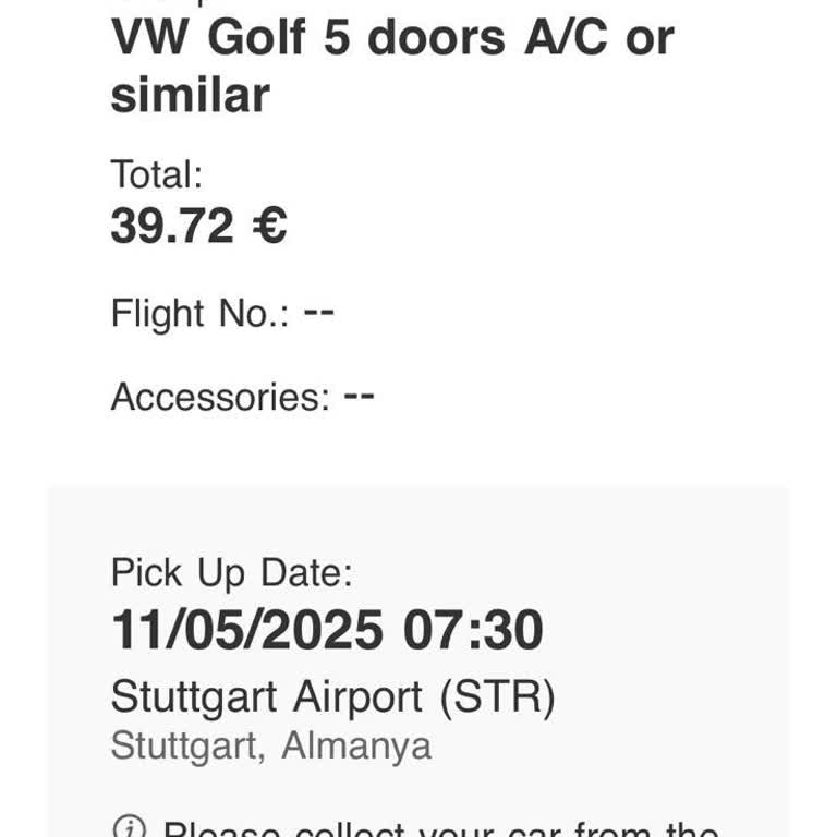 Carjet'ten Aracı Teslim Alamadım