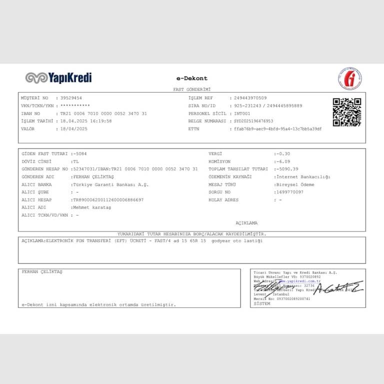 Lastik Siparişimde Para İadesi Yapılmadı, Muhatap Bulamıyorum