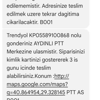 PTT Kargo Teslimatında Mağduriyet Ve İletişim Sorunları Yaşadım