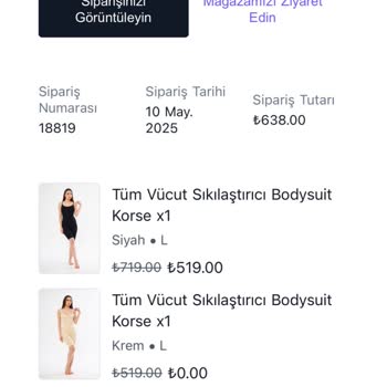 Siparişime Yanıt Alamıyorum, İletişim Kanalları Kapalı