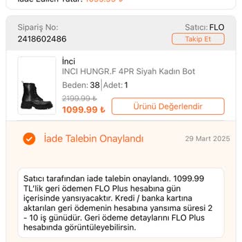 Aldığım Botlar Hem Koku Yaptı Hem Ayağımızı Yaraladı, İade Kabul Edilmiyor