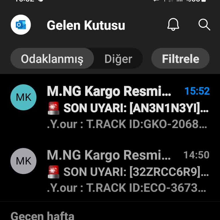 Kargo Firmaları Adına Gönderilen Sahte E-Postalar Hakkında Şikayet