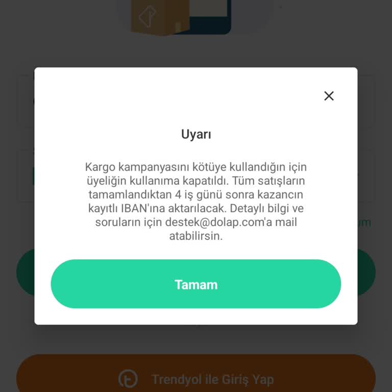 Hesabım Gerekçesiz Kapatıldı Sipariş Ve Ödeme İadesi İstiyorum