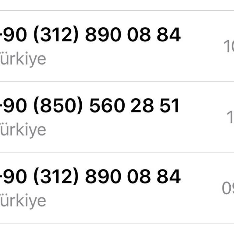 03128900884 Numaradan Arandım Yanıltmaya Çalıştılar