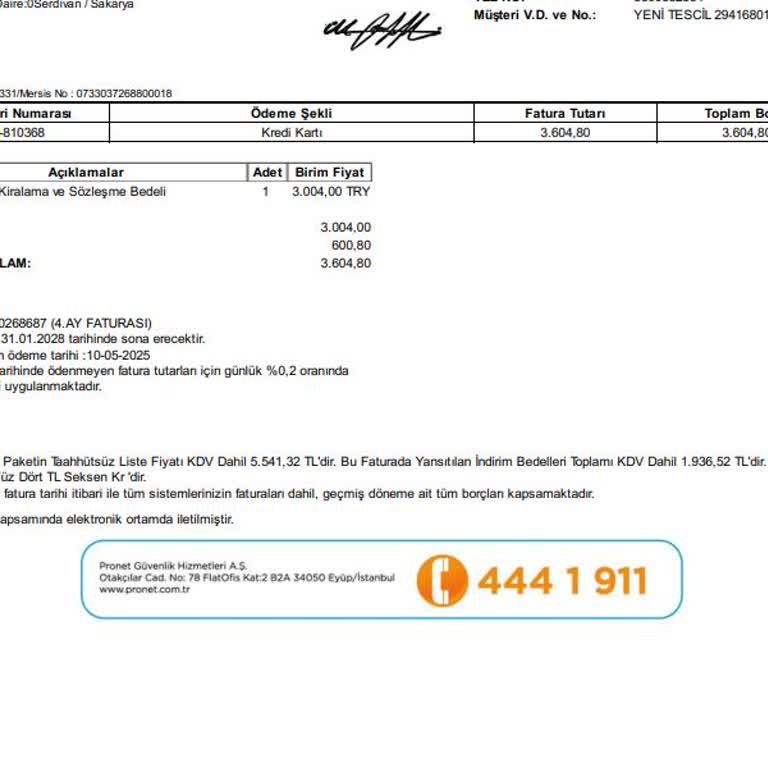 Pronet'ten Yanlış Abonelik Ve Söz Verilen Avantajların Sağlanmaması