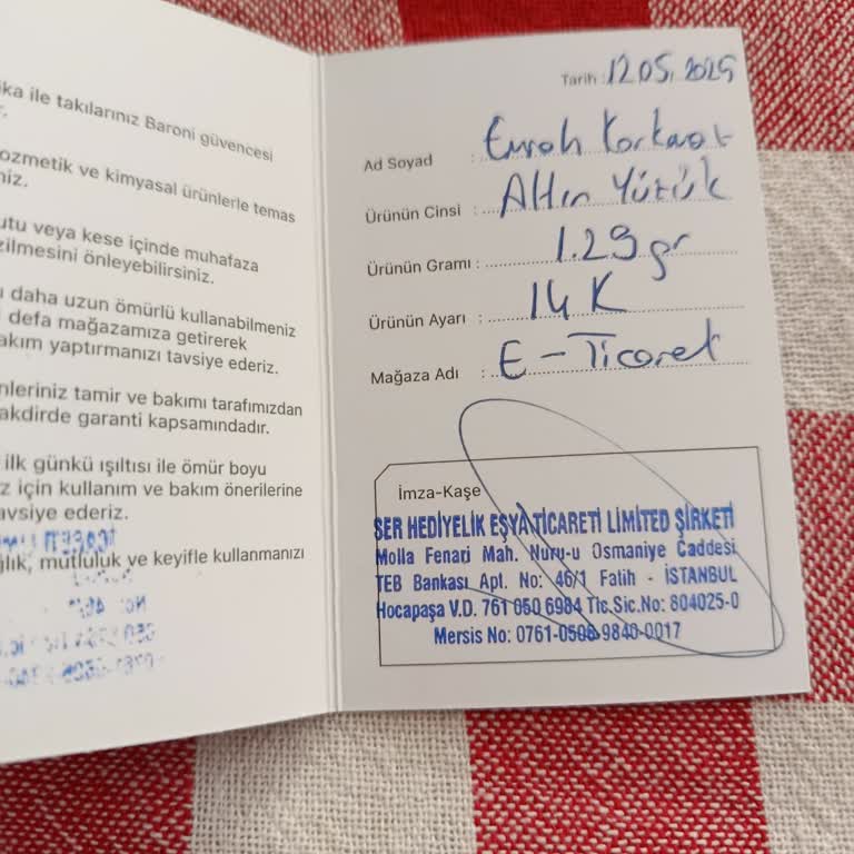 Siparişimde Eksik Gramaj Sorunu Ve İade Problemi