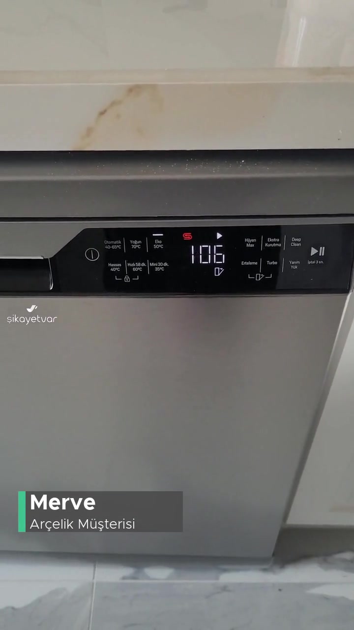 Arçelik 6167 I Bulaşık Makinesi Kapak Açma Hatası videonun kapak resmi