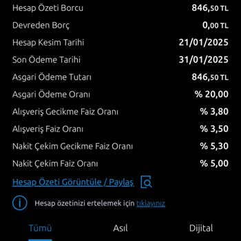 Kullanmadığım Karttan Kesilen Yıllık Aidatın İadesi Reddedildi