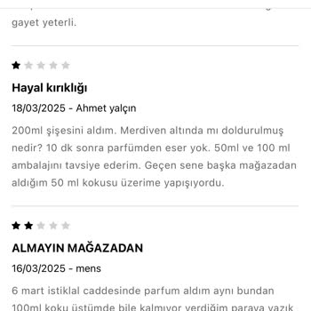 Hasarlı Ve Kalitesiz Parfüm İçin Değişim Talebim Reddedildi