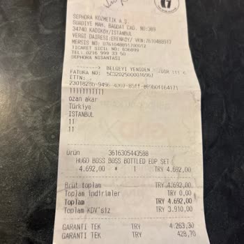 Hasarlı Ve Kalitesiz Parfüm İçin Değişim Talebim Reddedildi