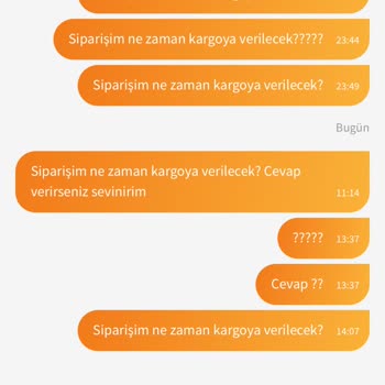 Siparişim Günlerdir Gönderilmiyor Satıcıdan Yanıt Alamıyorum