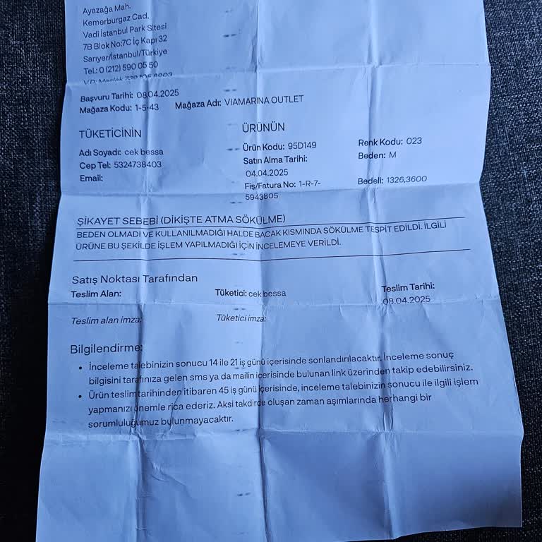 Defolu Ürün İadesinde Müşteriyi Suçlayan Mağaza Ve Bitmeyen Sorunlar