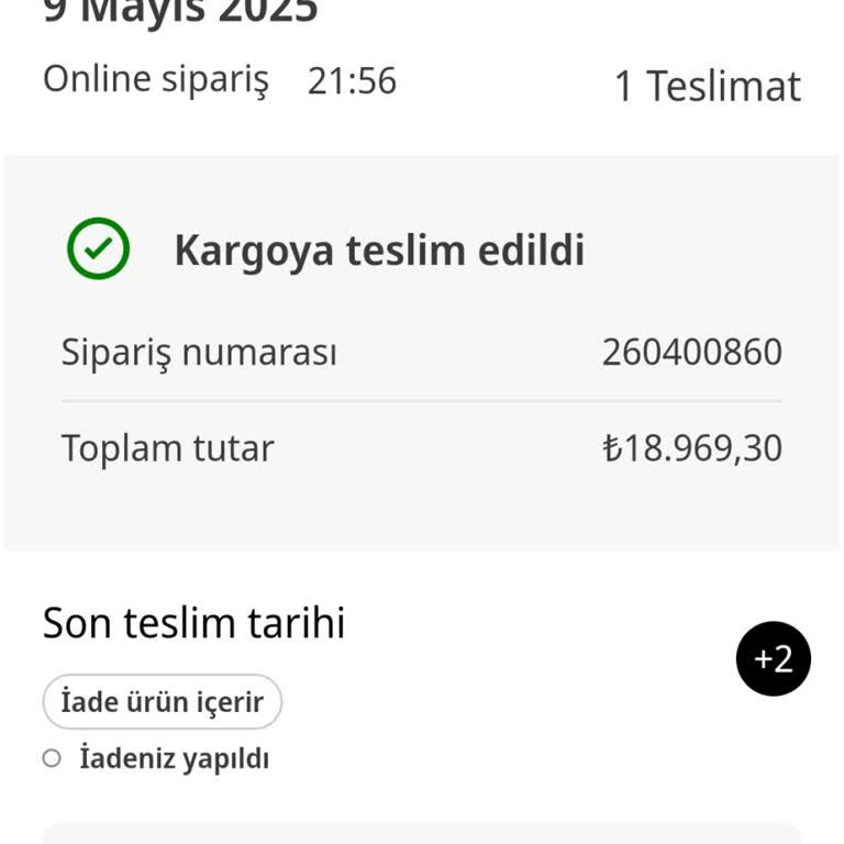 Siparişim Teslim Edilmeden İade Edildi, Mağdur Edildim
