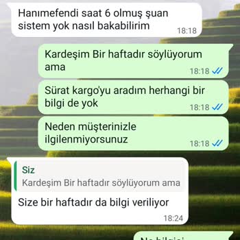 Siparişimle İlgili Bilgi Alamıyorum Ve İletişimde Sorun Yaşıyorum