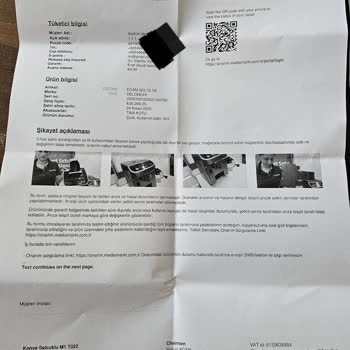 Yeni Aldığım Kahve Makinesi Arızalı Çıktı Değişim Talebim Reddedildi