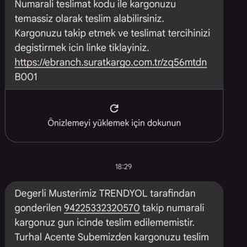 Sürat Kargo Teslimatında İletişim Ve Dağıtım Sorunu Yaşadım