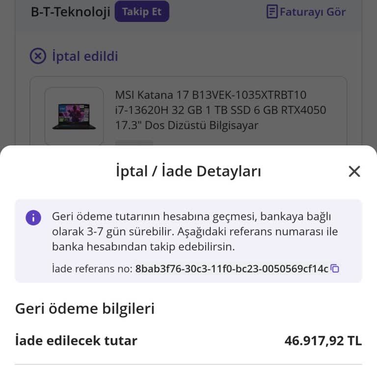 N11den Alınan Bilgisayar Siparişi Stokta Görünmesine Rağmen İptal Edildi Ve Çözüm Sunulmadı