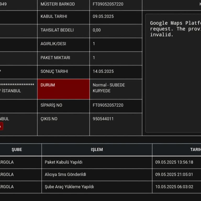 Aynı Şehirde 6 Gündür Teslim Edilmeyen Kargo Mağduriyeti