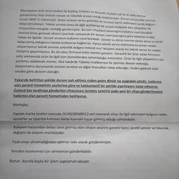 Onarılmayan Ürün Ve Satıcıdan Şaşırtıcı İnkâr