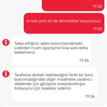 Siparişin Gecikmesi Ve Müşteri Temsilcisinin İlgisizliği