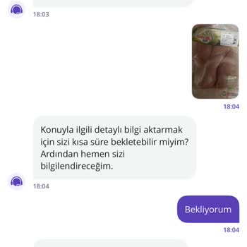 Son Kullanma Tarihi Geçmemiş Tavuk Bozuk Çıktı, Getir Müşteri Hizmeti Yardımcı Olmadı