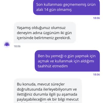 Son Kullanma Tarihi Geçmemiş Tavuk Bozuk Çıktı, Getir Müşteri Hizmeti Yardımcı Olmadı