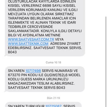 Guess Saatte Tekrarlayan Buğulanma Sorunu Ve Çözüm Beklentisi