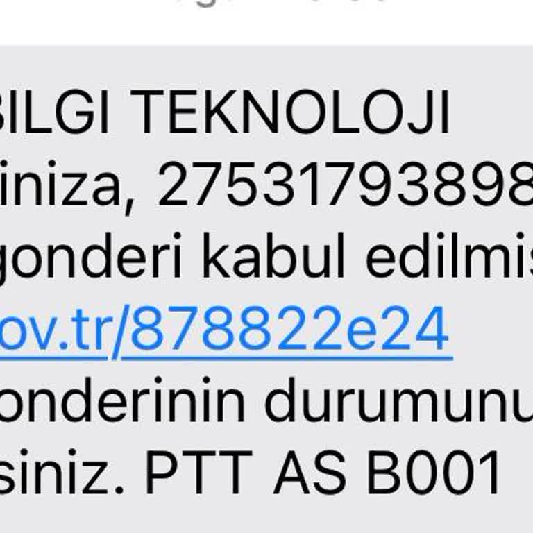 Adıma Yanlışlıkla Oluşturulan Kargo Takip Numarası Hakkında Mağduriyet