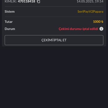 Bambaslot'ta Para Çekim Talebim İptal Edildi, Param Kayboldu