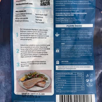 Dardanel Uskumru Fileto Plastik Ve Kimyasal Tatla Hayal Kırıklığı Yarattı