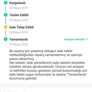 Arızalı Saat İçin İade Reddi: Dolap'ta Param Çöp Oldu