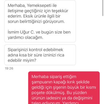 Hasarlı Ürün Ve Yetersiz Müşteri Hizmeti Deneyimi