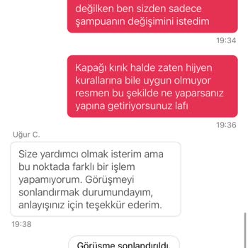 Hasarlı Ürün Ve Yetersiz Müşteri Hizmeti Deneyimi