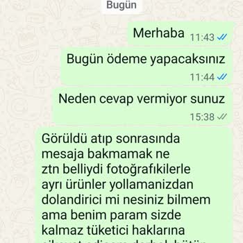 Sipariş Eksik Ve Yanlış Ürün Gönderimi
