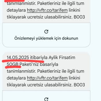 Vodafone Satın Aldığım İnternet Paketleri Tanımlanmadı, Faturama Yansıtıldı