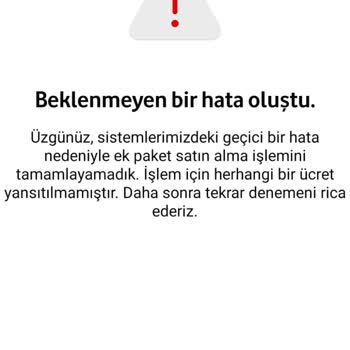 Vodafone Satın Aldığım İnternet Paketleri Tanımlanmadı, Faturama Yansıtıldı