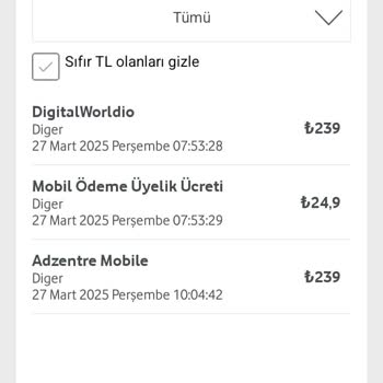 Onaysız Mobil Ödemelerle Faturama Ekstra Ücret Yansıtıldı!