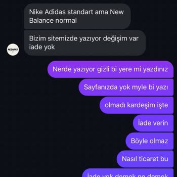 İade Ve Değişim Sorunlarıyla Mağdur Edildim, Müşteriyle İlgilenilmiyor