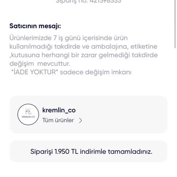 Aldığım Gözlük Sahte Ve Kalitesiz, İade Kabul Edilmiyor